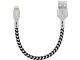 iSOUL Cavo iPhone Corto, Cavo lightning USB Intrecciato Corto da 15 cm per iPhone 13/12/11...