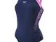 Speedo Boom Splice Muscleback'  Costume da Bagno, Donna, Multicolore, 52 IT