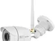 Telecamera Wifi Esterno, Wansview 1080P Videocamera Sorveglianza Wifi con Visione Notturna...