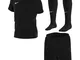 Nike LK NK DRY PARK20 KIT SET K, Calcio Unisex Bambini, black/Black/(white), (M)110-116