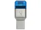 Kingston FCR-ML3C, Lettore di Schede Micro SD (USB 3.1, C), Blu e Argento