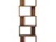 Rebecca Mobili Libreria Scaffale 5 Ripiani Marrone Rovere Contemporanea Legno Studio Salot...