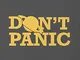 Don't Panic: Blank Lined Notebook Journal Diary for Hitchhiker's Guide to the Galaxy Fans