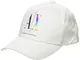 ARMANI EXCHANGE Hat Cappellino da Baseball, Bianco, Taglia Unica Uomo