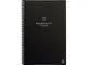 Rocketbook Fusion Quaderno riutilizzabile - Nero, Executive A5, Compatibile con Sistemi Cl...