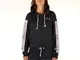 Champion, Donna, Hooded Full Zip Top W, Poliestere, Felpe, Blu, L