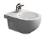 Flaminia, bidet sospeso, serie quick, art.Qk218 bianco.