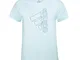 adidas Tech Bos T-Shirt, Donna, Skytin/GloBlu, XL