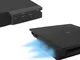 PS4 Slim Ventola di raffreddamento & 4-Port USB Hub Combo Kit - Automatico Temperatura USB...