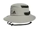 adidas Men's Victory 3 Bucket Hat, Feather Grey/Black, Small-Medium