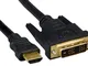 Microconnect HDMI 19 - DVI-D (3m) Nero