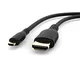 Cavo Micro HDMI a HDMI Adattatore,ABLEWE Micro HDMI to HDMI Cable 4K 3D Per Gopro Hero,Tab...