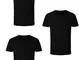 Enrico Coveri 3 t-Shirt Uomo Mezza Manica Girocollo Caldo Cotone Interlock Art. ET1200 (3/...