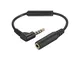 FULAIM MA01 3.5mm TRS a TRRS Convertitore Audio Cavo Microfono Adattatore per Smartphone i...