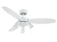 Westinghouse Lighting 78703 Ventilatore da soffitto bianco da 105 cm Jet Plus per interni,...