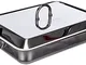 Inoxriv Bioinox Rectangular Baking Dish with Lid, Stainless Steel 35 x 27 cm