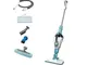 BLACK+DECKER FSMH1321-QS Scopa a Vapore Lavapavimenti Steam Mop 7in1, Testa Pivotante Adat...