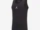 Nike M J 23alpha Buzzer Beater Tank Canottiera Sportiva, Uomo, black/white, S