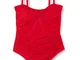 Marchio Amazon - Iris & Lilly Costume da Bagno Contenitivo Donna, Rosso (Red), XL, Label:...