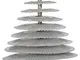 Edelman Albero Grigio Chiaro Natale Decorazioni, Multicolore, 8718861613193