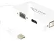 DeLOCK Adapter Mini Displayport 1.1 Maschio> VGA/HDMI/DVI Femmina Bianco passivo