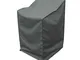 greemotion 127172 Telo di Copertura per Sedie Impilabili, Grigio, 66x66x160 cm