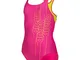 ARENA Girl's Swimsuit Swim Pro Back Graphic L, Intero Bambine E Ragazze, Freak Rose-soft G...