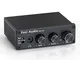 Fosi Audio Q4 Mini Stereo DAC e Amplificatore per Cuffie, 24Bit/192KHz USB/Ottico/Coassial...