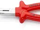 Knipex 26 17 200 Pinza per Meccanica con Becchi Mezzotondi con Tronchese, Pinza a Becchi d...