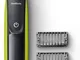 Philips Rasoio da Barba, cortabarba OneBlade abwaschbar clarogrün, Grigio Scuro