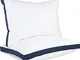 Utopia Bedding Cuscini Letto 45 x 66 cm (Set di 2) - Guanciali Letto Coppia - Tessuto Mist...