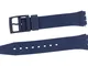 PUREgrey cinturino di ricambio in plastica 17 mm per orologi SWT, colore blu, inclusi pern...