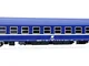 Rivarossi- Schlafwagen Typ MU 73 der FS, Ten-Farbgebung Model Railway rotabile, Colore Blu...