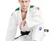 GREEN HILL JUDOGI PROFESSIONAL IJF APPROVED JUDO BIANCO GI WHITE KIMONO UNISEX (Banda sull...