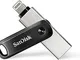 SanDisk 128GB iXpand Flash Drive Go with Lightning and USB 3.0 connectors, for iPhone/iPad...