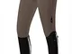 Equiline - Pantaloni da equitazione da donna, bianco, 40