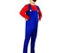 thematys Super Mario Luigi cappello + pantaloni + barba - costume per adulti - perfetto pe...