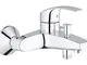 Grohe 33300002 Eurosmart New Miscelatore Monocomando per Vasca/Doccia, Cromo, Esterno