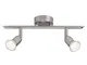 Lampada BRILLIANT Loona Spot LED doppio ferro | 2x LED-PAR51, GU10, 3W lampade a riflettor...