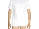 Hom - Uomo - T-Shirt Scollo Rotondo 'Harro New' - Maglietta Bianco - White Light Combinati...