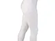 Pantaloni alla cavallerizza da bambini, taglia 50,80 (20 cm colore: bianco