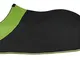 PFIFF 100983 - Coperta in pile per cavalli, colore: Nero/Verde, 155