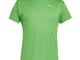 SALEWA Puez Dry M S/S Tee, Maglietta Uomo, Verde (Pale Frog Melange), 48/M