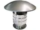 Terminale cappello cinese antivento canna fumaria isolata INOX DN 300/350