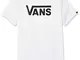 Vans Classic Kids T-Shirt, Bianco (White-Black YB2), 5-6 Anni (Taglia Produttore: 5) Bimbo