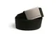 URBAN CLASSICS Cintura Unisex per Uomini e Donne, Cintura con Fibbia Scorrevole in Metallo...