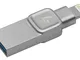Kingston C-USB3L-SR128-EN DataTraveler Bolt Duo, Flash Drive, Progettato Specificamente pe...