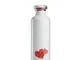 Guzzini . Bottiglia Termica Viaggio 500ml Acciaio Inox Borraccia Love Bianco Cuore Bomboni...