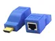 ZHITING Extender HDMI, Adattatore Convertitore Ethernet di Rete da HDMI Maschio a RJ45 fem...