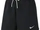 Nike Park 20, Pantaloncini Donna, Nero/Bianco/Bianco, S